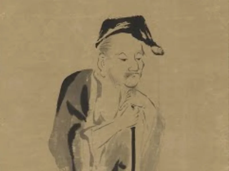 1597-Kanō Sadanobu - Shide (Jittoku) del Freer Museum